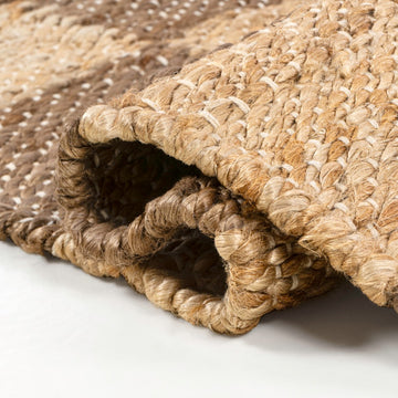 Theo Modern Farmhouse Woven Jute Checkerboard Area Rug